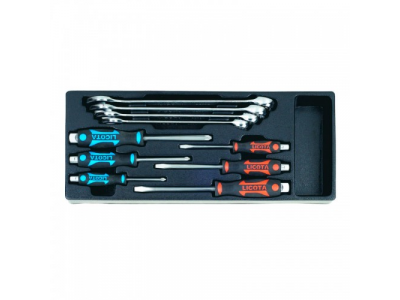 Набор инструмента в металлическом ящике 57пр